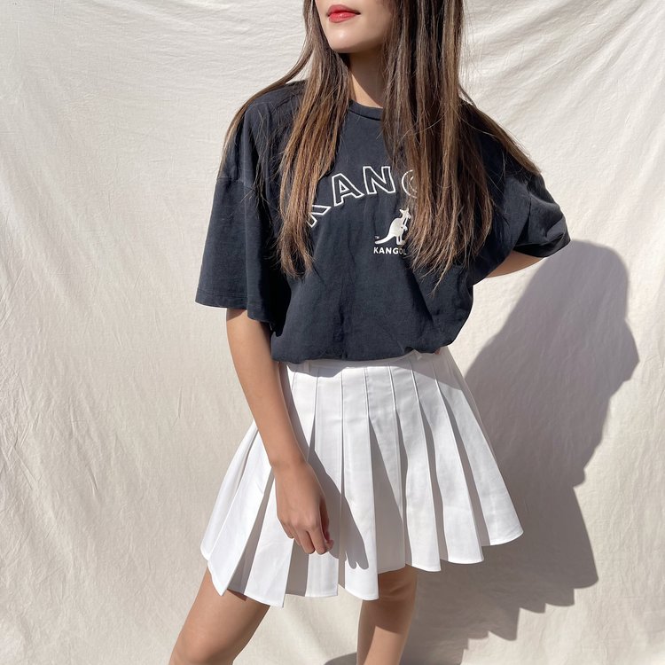 Seori Pleated Tennis Skirt / White