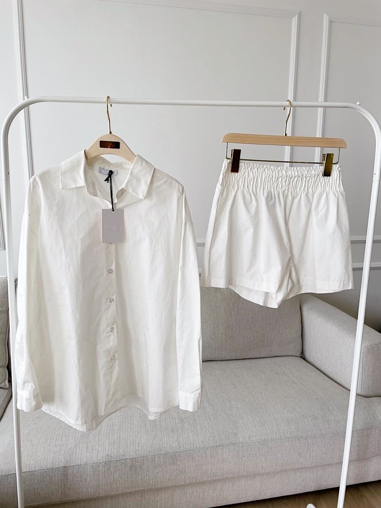 Lovisa Oversized Blouse / White