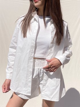 Lovisa Oversized Blouse / White