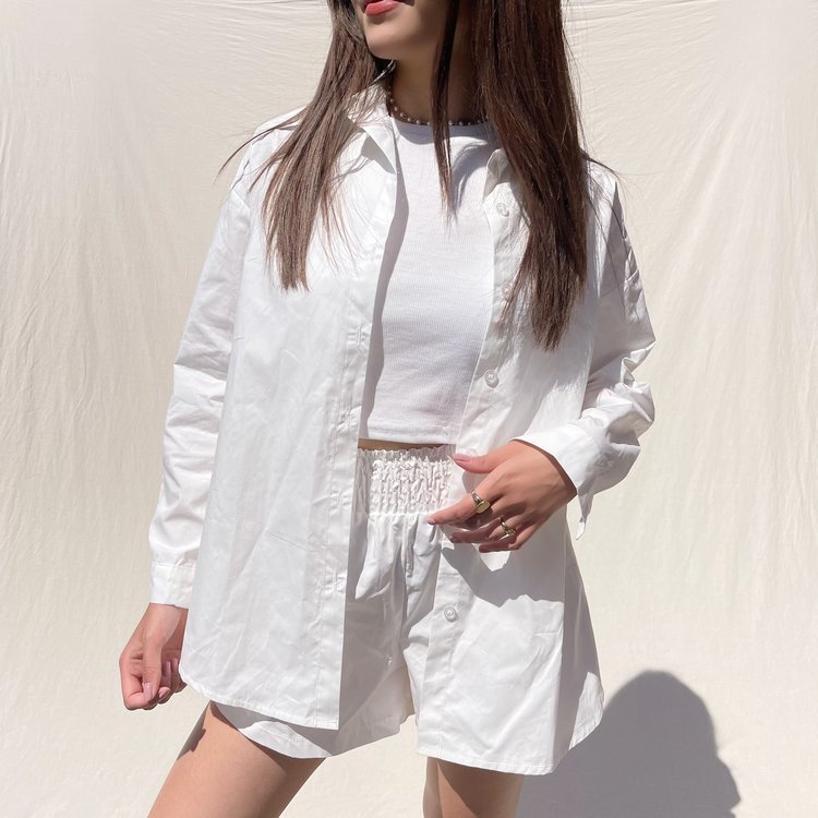 Lovisa Oversized Blouse / White