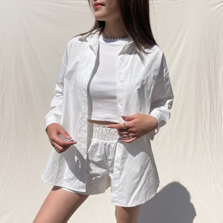 Lovisa Oversized Blouse / White