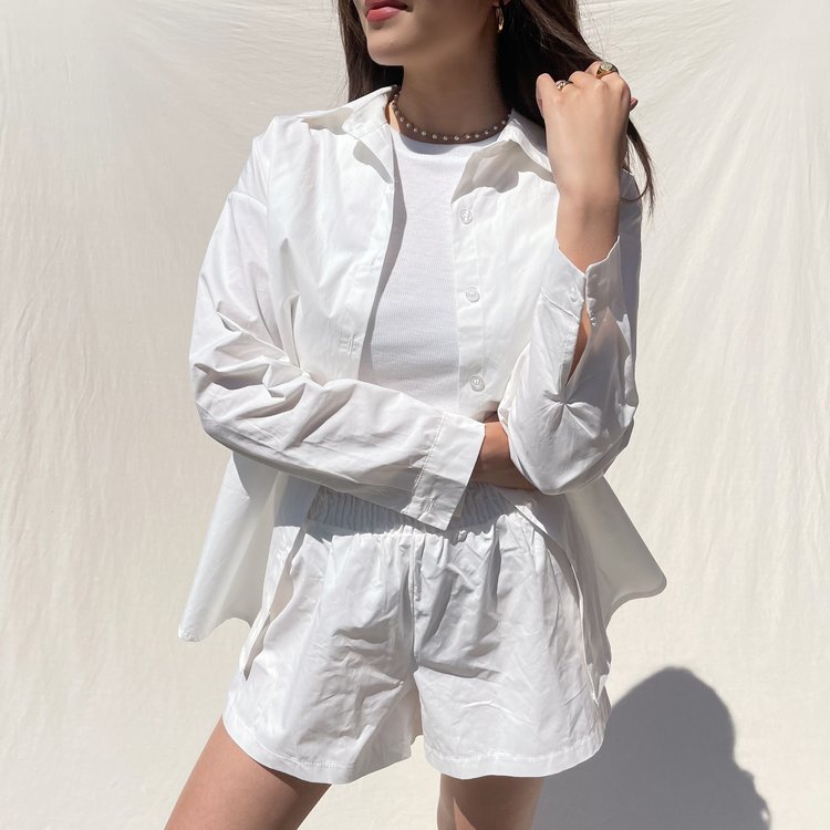 Lovisa Oversized Blouse / White