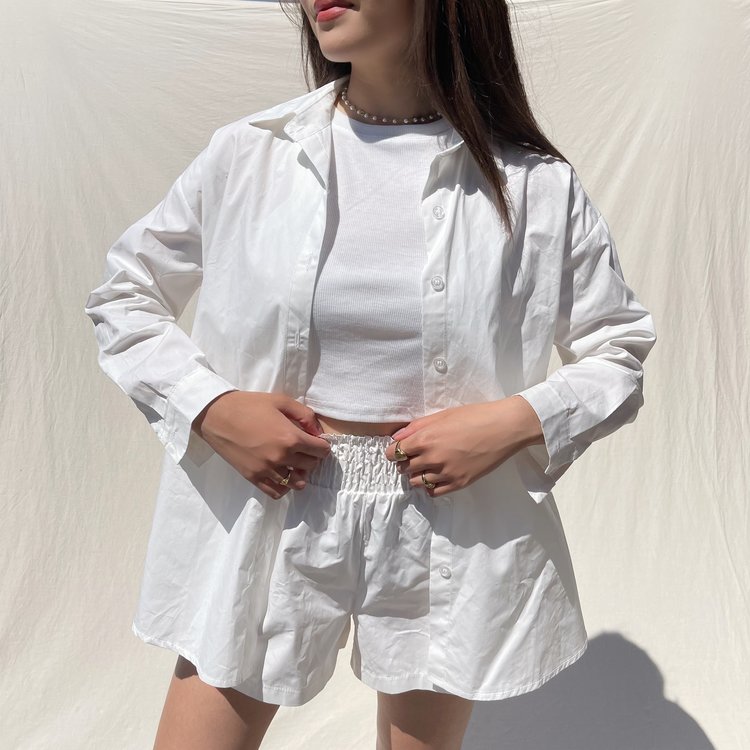 Lovisa Oversized Blouse / White
