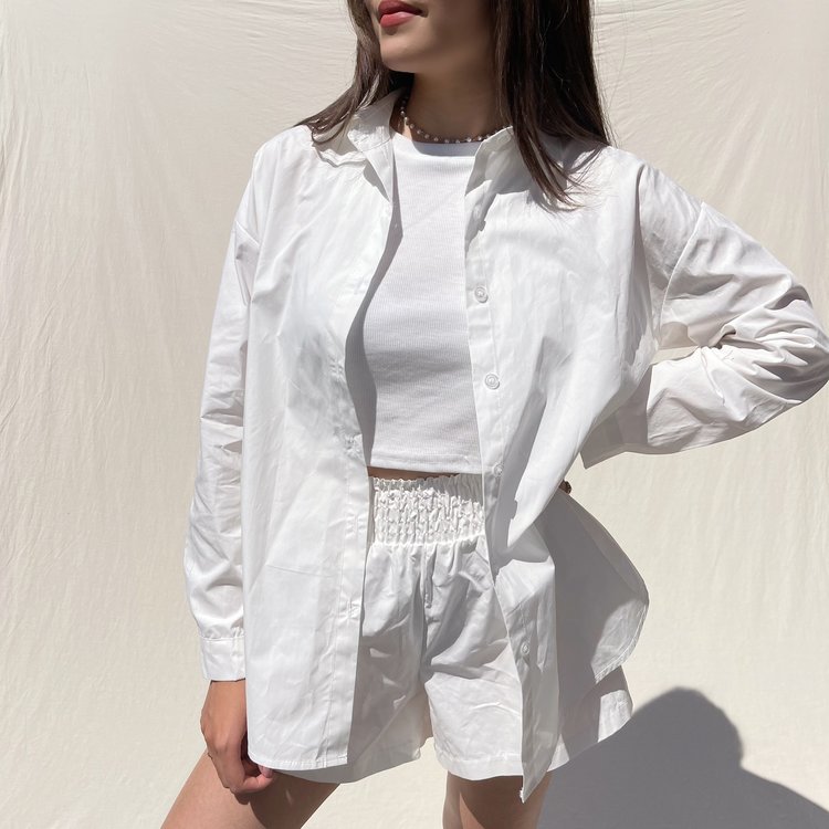 Lovisa Oversized Blouse / White