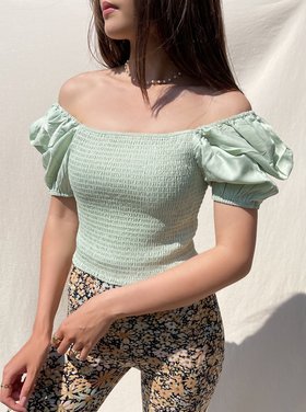 Odette Smock Top / Green