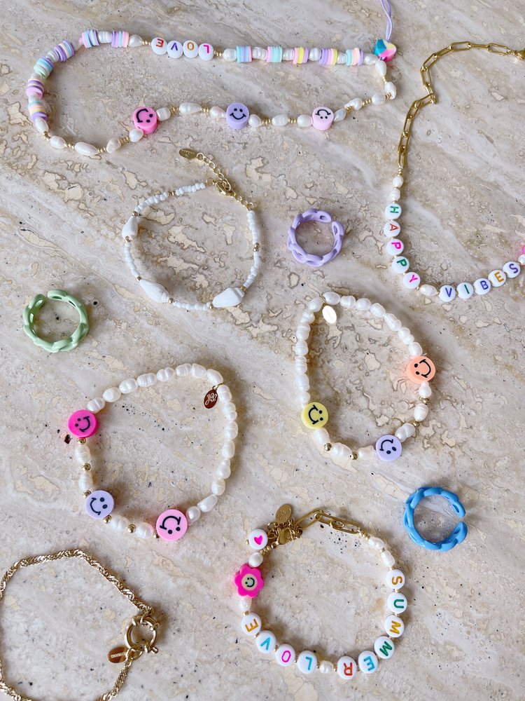 Candy Chain Ring / Lilac