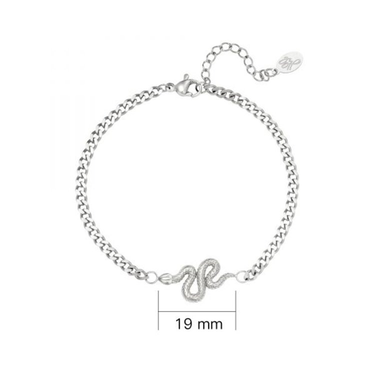 Silver Snake Bracelet