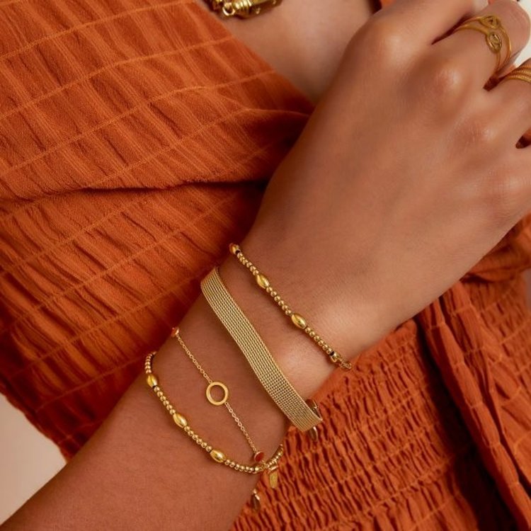 Gold Little Circles Bracelet