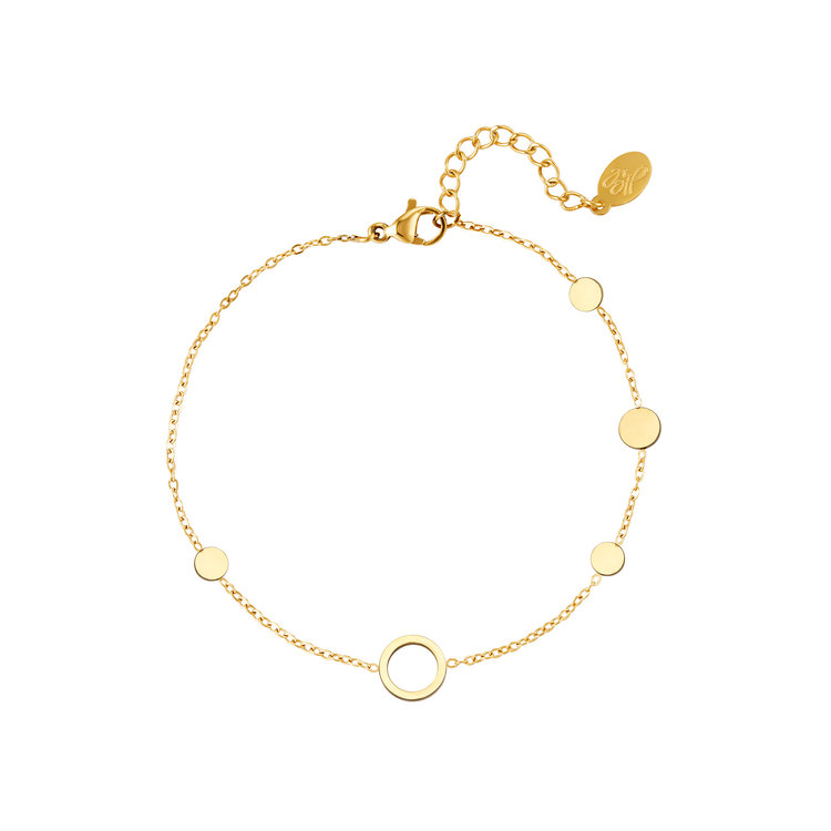 Gold Little Circles Bracelet