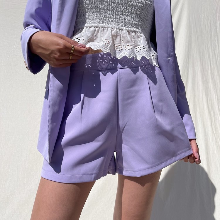 Farah Tailored Shorts / Lilac