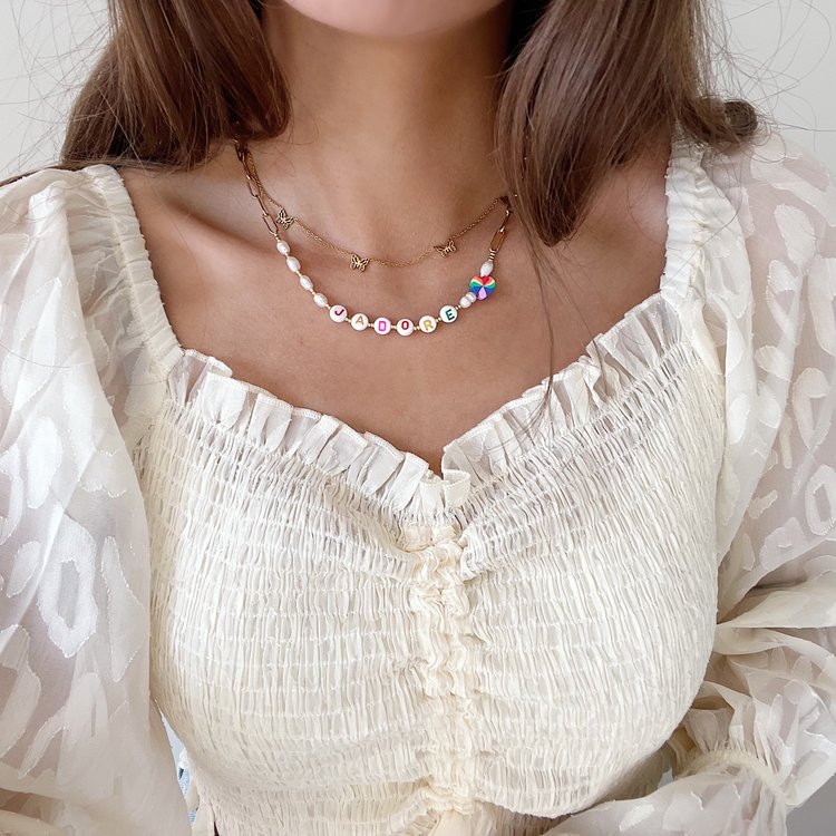 J'adore Pearl Beads Necklace