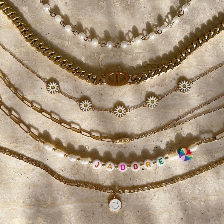 J'adore Pearl Beads Necklace