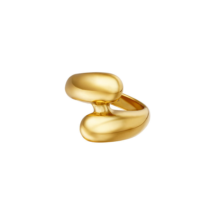 Gold Double Wrap Ring