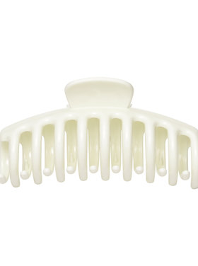 Felia Shiny Hair Claw / White