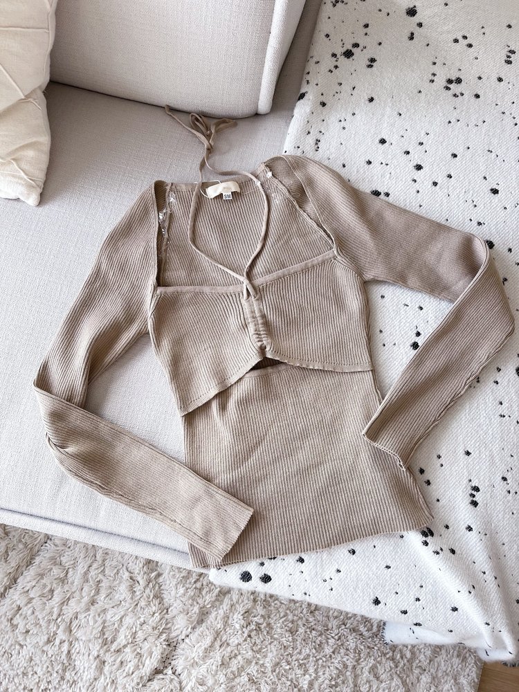 Zyanna Strap Top / Brown