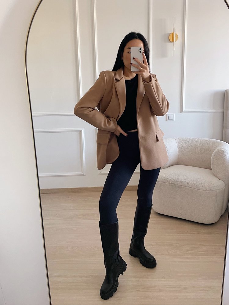 Dalyn Loose Fit Blazer / Camel