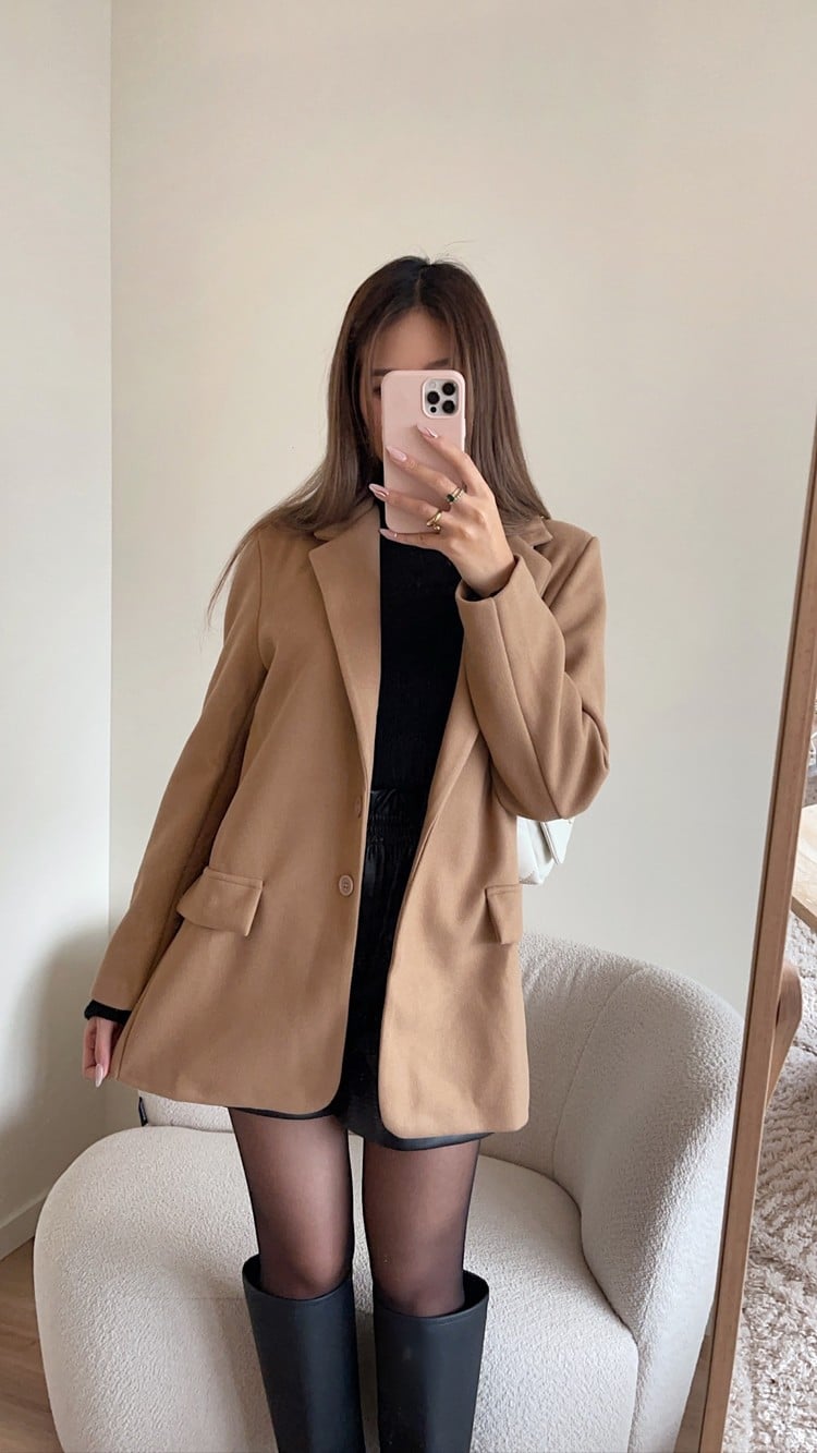 Dalyn Loose Fit Blazer / Camel