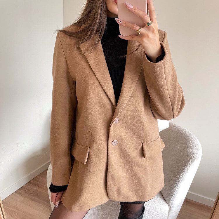 Dalyn Loose Fit Blazer / Camel