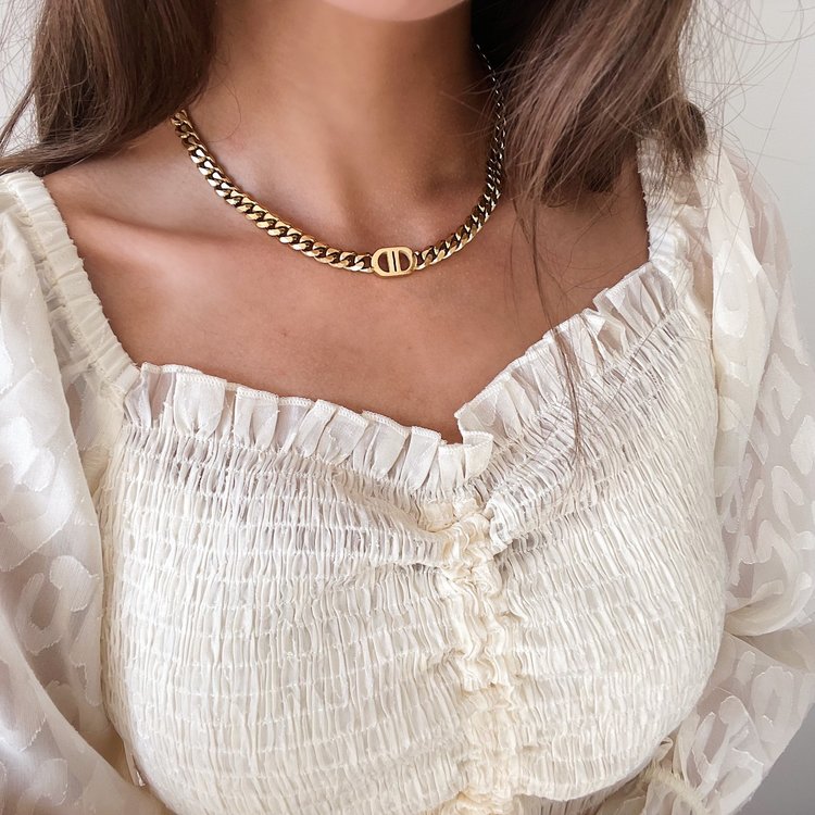 Silver Chunky Chain Necklace