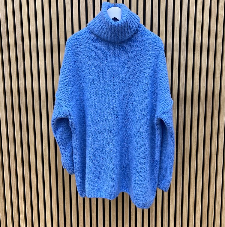 Zia Oversized Sweater / Blue