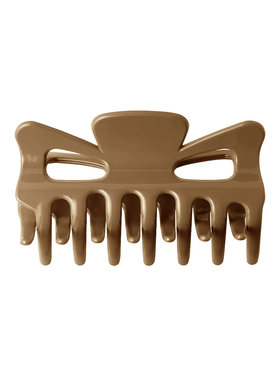 Tuva Shiny Hair Claw / Beige