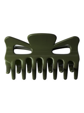 Tuva Shiny Hair Claw / Green