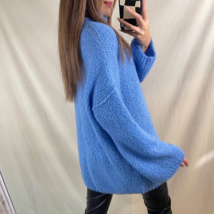 Zia Oversized Sweater / Blue