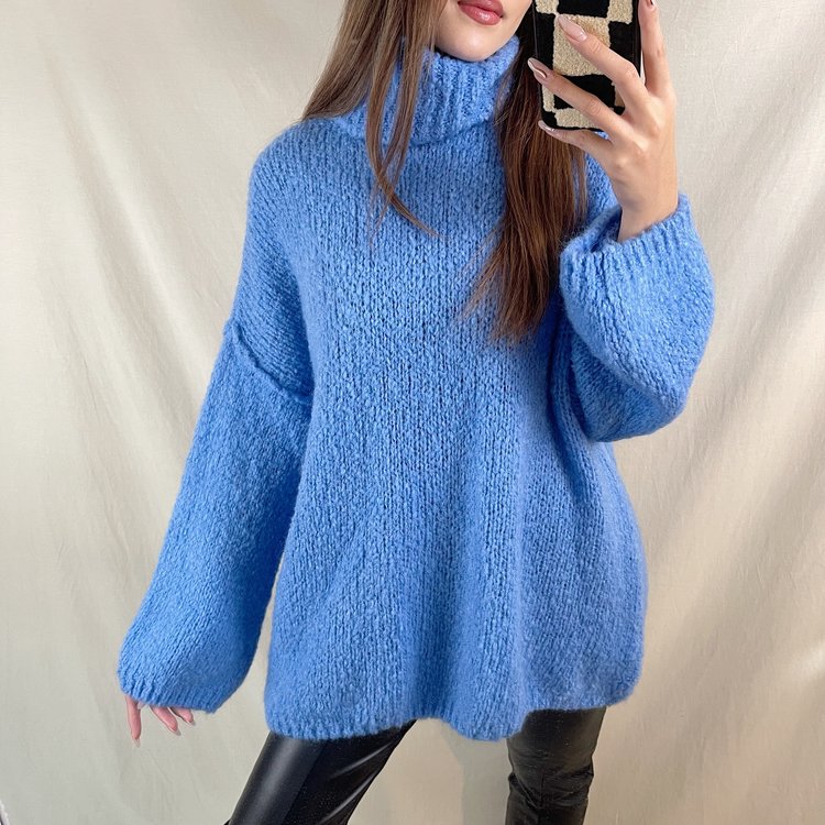 Zia Oversized Sweater / Blue