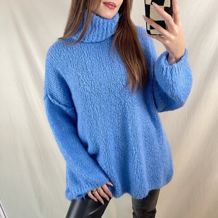 Zia Oversized Sweater / Blue