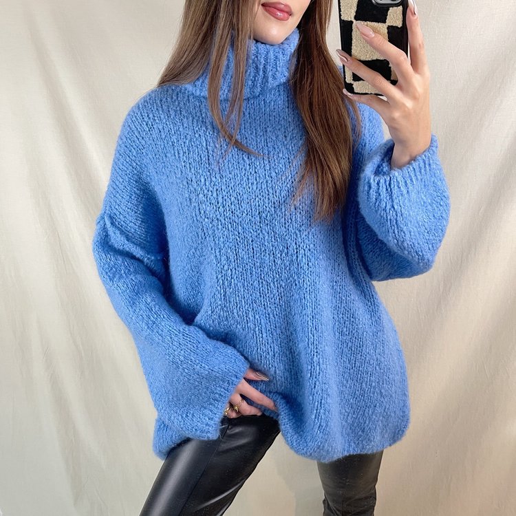 Zia Oversized Sweater / Blue