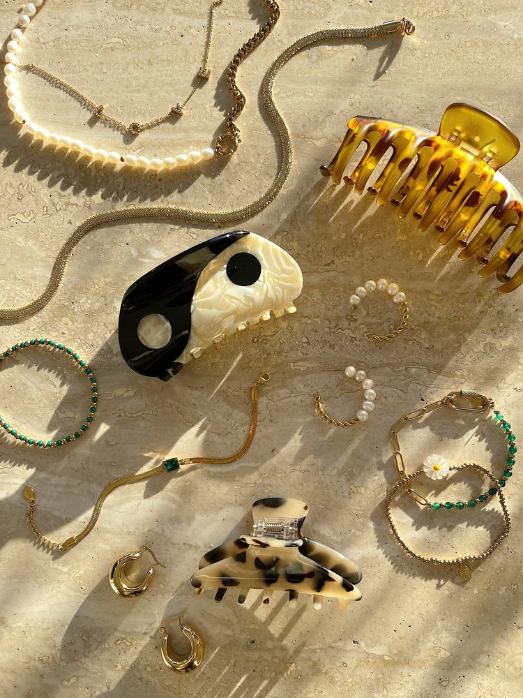 Gold Sparkle Love Necklace