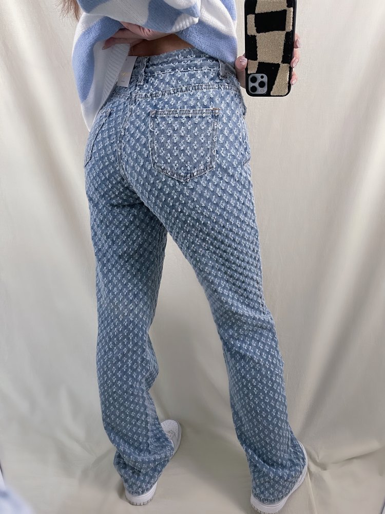 Dawa Straight Leg Jeans / Mid Blue