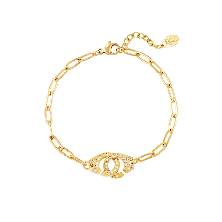 Gold Sparkle Cuffs Bracelet