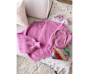 Caro Oversized Knit Sweater / Light Pink - Hello My Love