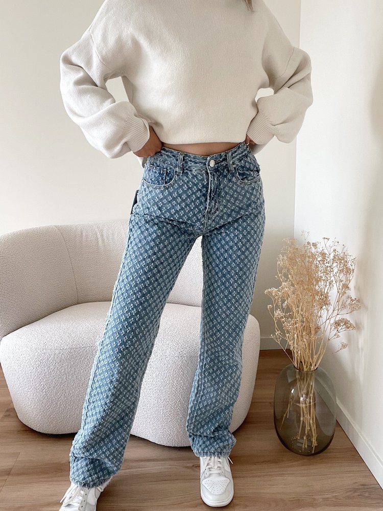 Dawa Straight Leg Jeans / Mid Blue