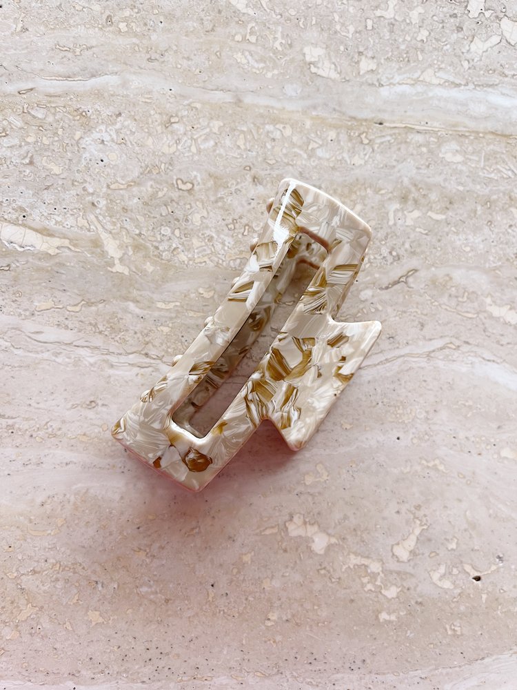 Sisi Marble Hair Claw / Stone