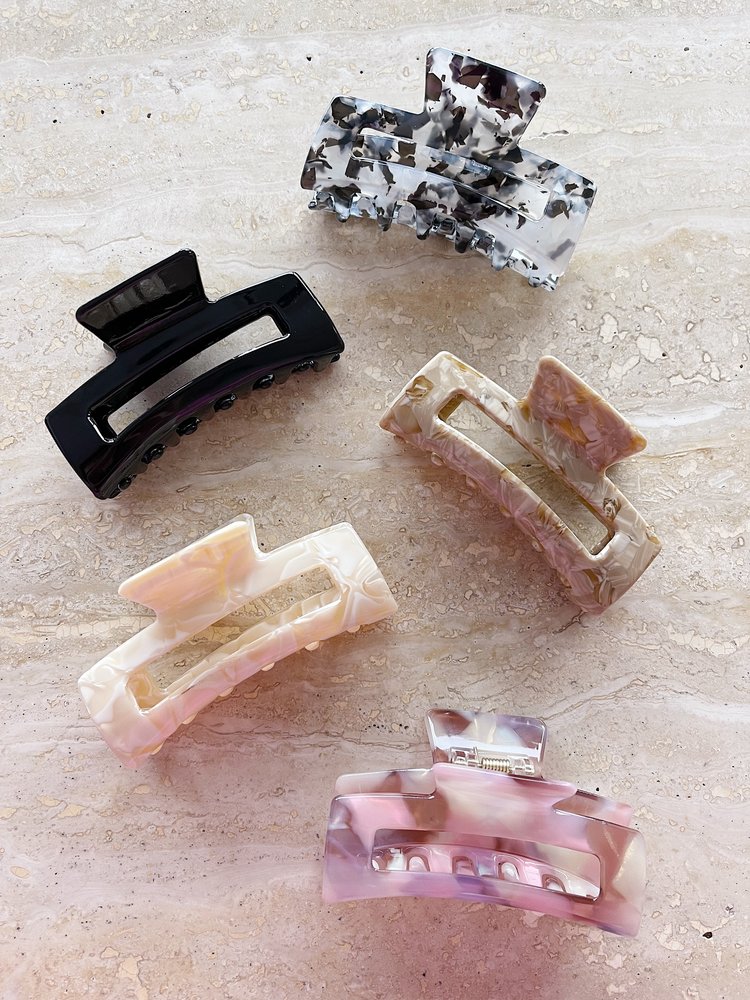 Sisi Marble Hair Claw / Stone