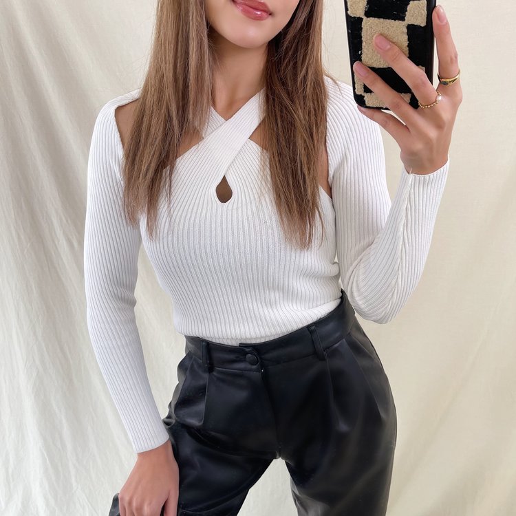 Shaya Crossover Top / White