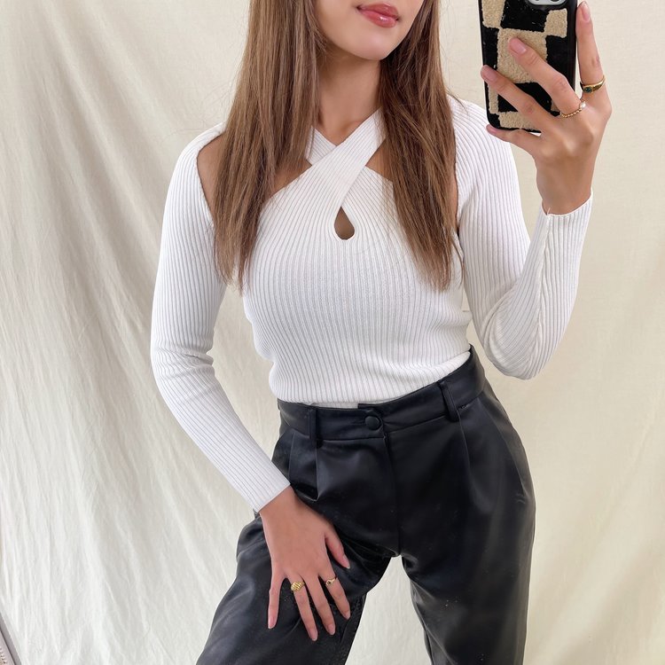 Shaya Crossover Top / White