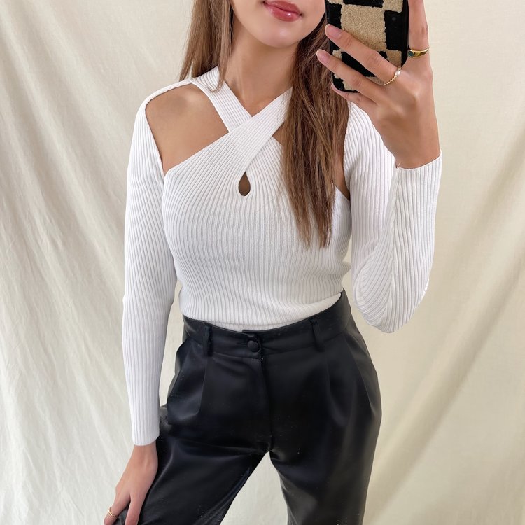 Shaya Crossover Top / White