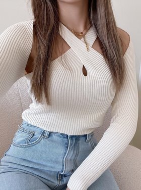 Shaya Crossover Top / Beige