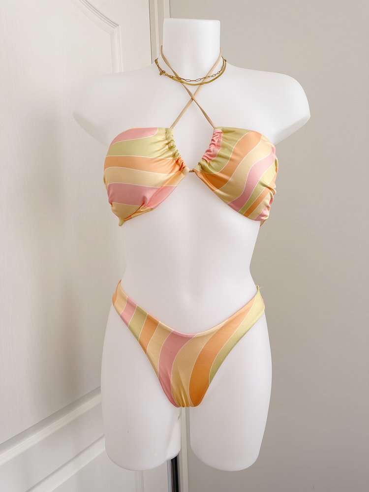 Lanai Swirl Bikini Set / Pastel