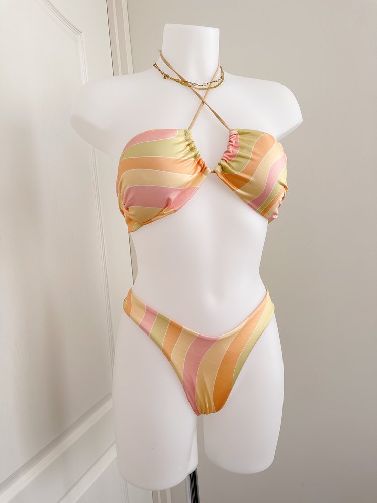 Lanai Swirl Bikini Set / Pastel