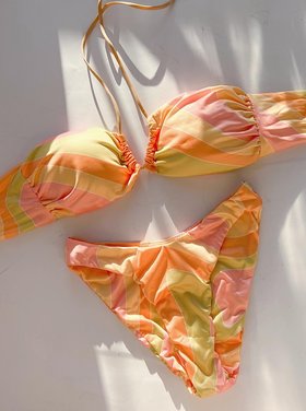 Lanai Swirl Bikini Set / Pastel