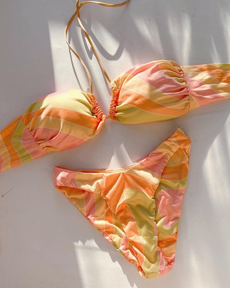 Lanai Swirl Bikini Set / Pastel