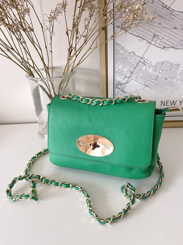 Peggy Classic Chain Bag / Green