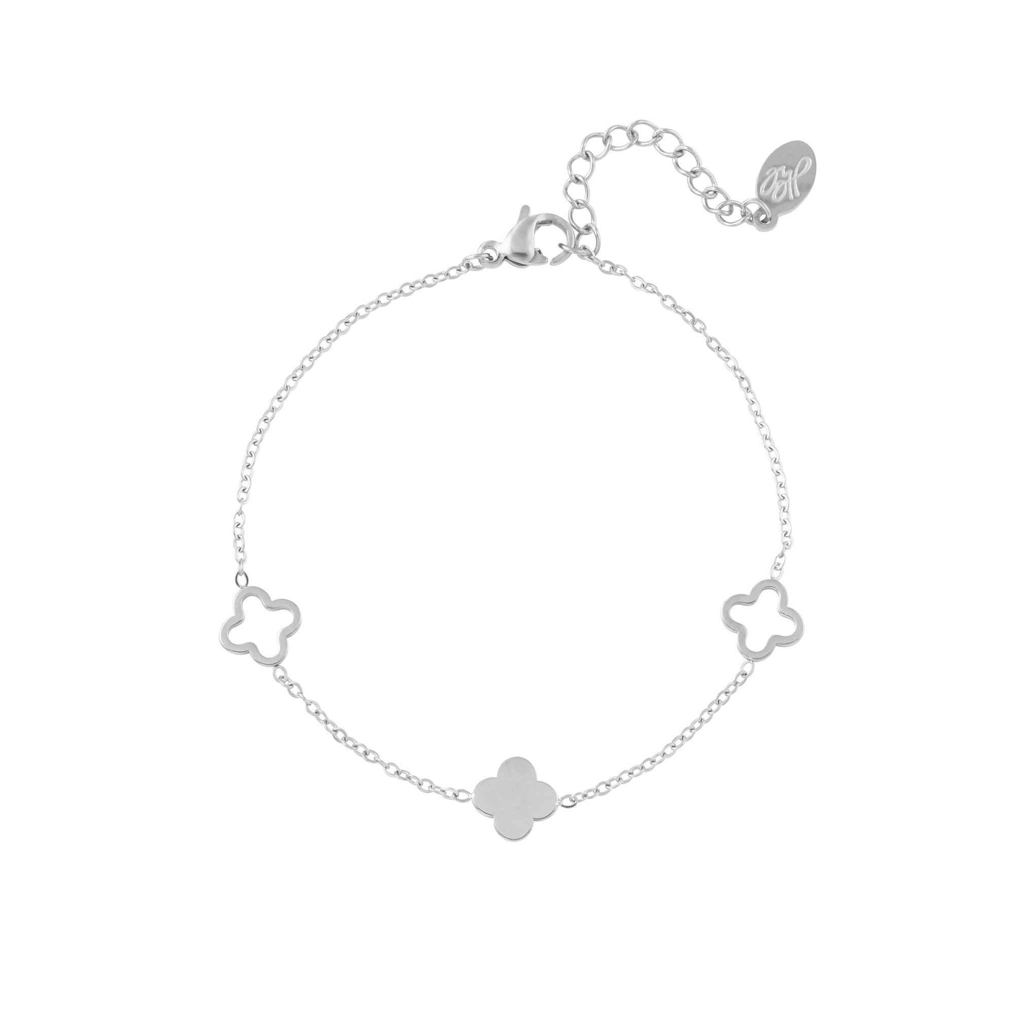 Personalised Sterling Silver Triple Star Bracelet | Bloom Boutique