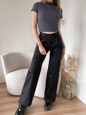 Jagger Cargo Pants / Black