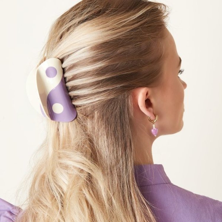 Yin & Yang Hair Claw / Brown