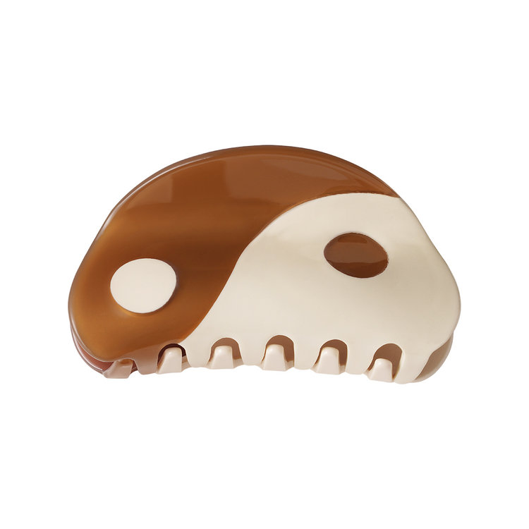 Yin & Yang Hair Claw / Brown